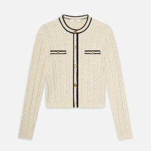 FRAME The Trimmed Cardi